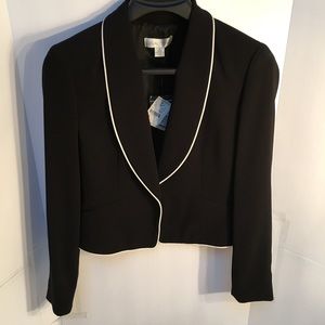 Business dress suit jacket black long sleeve